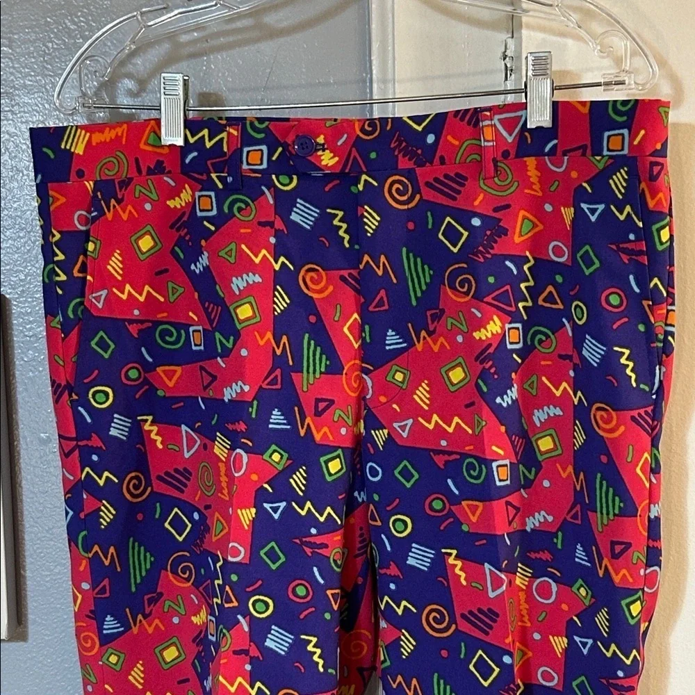 OppoSuits Men's The Fresh Prince Carnival Pants US Size 44 (See measurements)